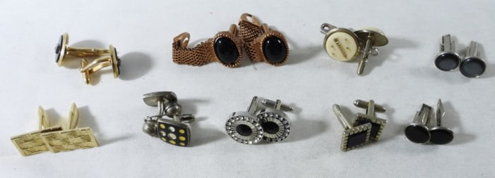 (9) Pair Of Cuff links