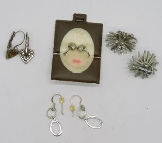 (4) Pairs Of Earrings