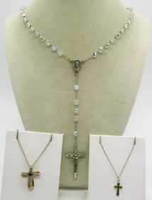 (3) Cross Necklaces