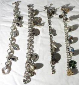 (4) Charm Bracelets