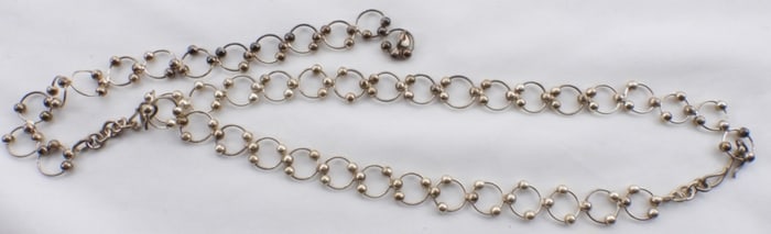 Silver-Tone Necklace & Bracelet Set