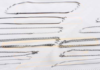 (6) Silver & Gold-Tone Necklaces