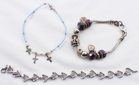 (3) Beautiful Bracelets