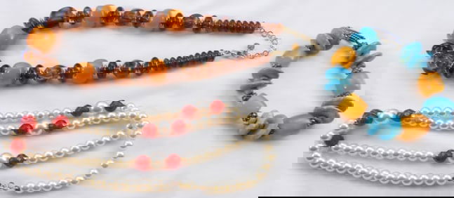 (2) Necklaces & (1) Bracelet