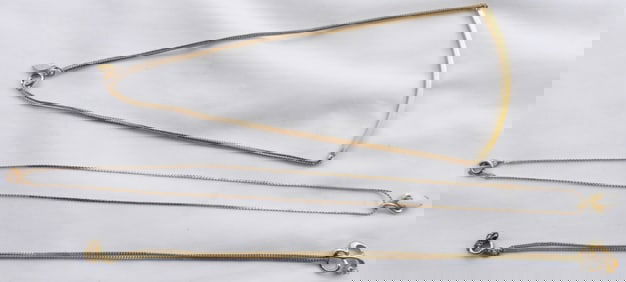 (3) Gold-Tone Necklaces