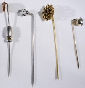 (4) Scarf Pins