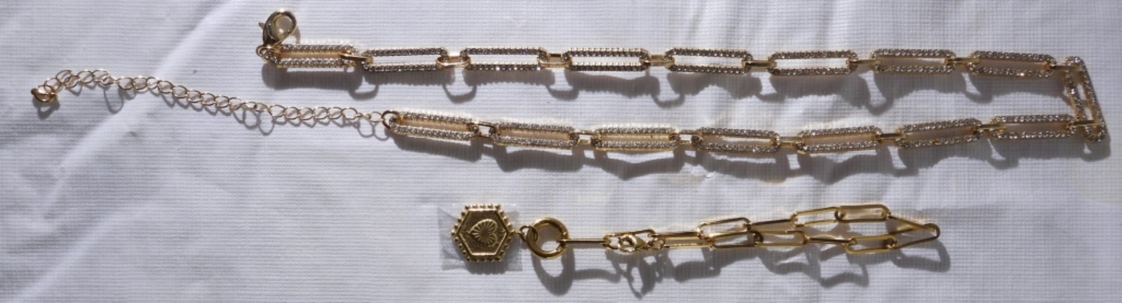 Gold-Tone Necklace & Bracelet: Get yours now!