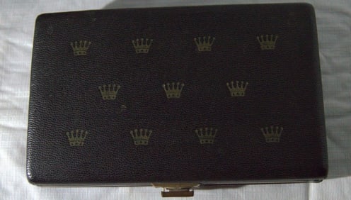 Small Black & Gold Jewelry Box