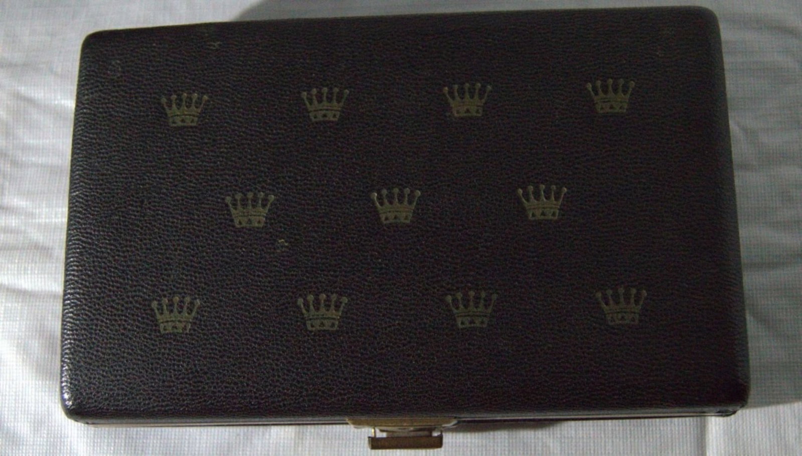 Small Black & Gold Jewelry Box: Visit us on Facebook