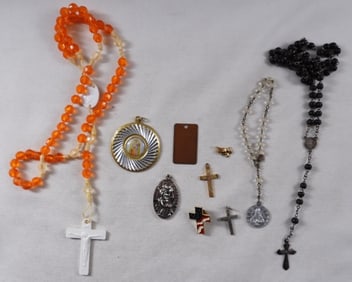 Mixed Lot Of Religious Jewelry