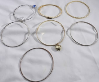 (7) Bangle Bracelets