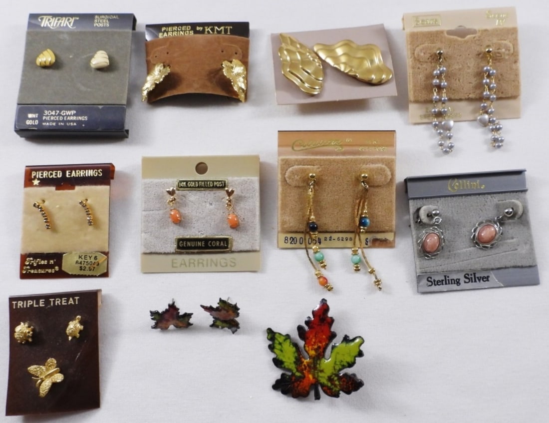 (10) Pairs of Earrings Mixed (1 of 2)