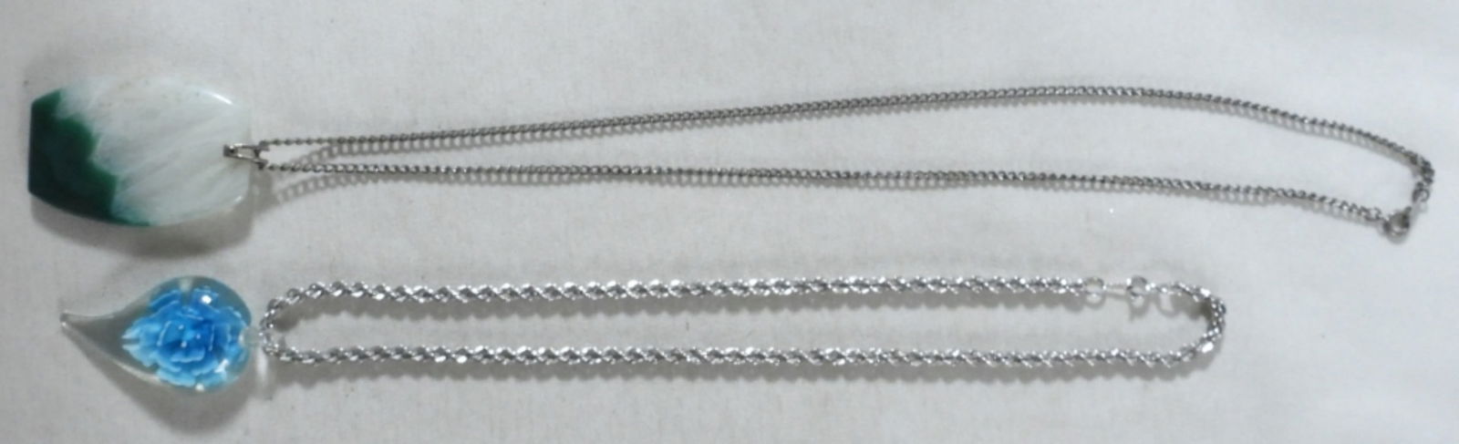 (2) Beautiful Necklaces With Large Pendants (1 of 2)