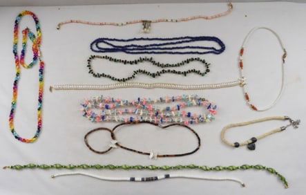 10 Necklaces And 2 Bracelets