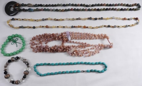 (3) Necklaces & (2) Bracelets