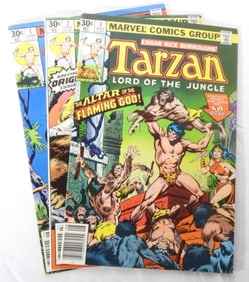 (3) 1977 Marvel Tarzan Numbers 1-3