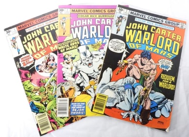 (3) 1997 Marvel John Carter Warlord Of Mars