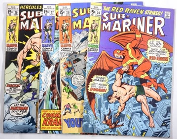 (4) Sub-Mariner Numbers 26-29