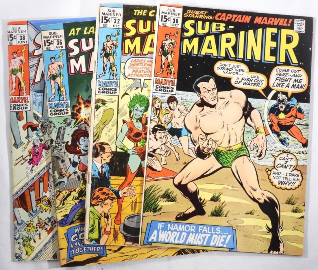 (4) Sub-Mariner Marvel Comics (1 of 3)