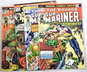(4) Sub-Mariner Marvel Comics