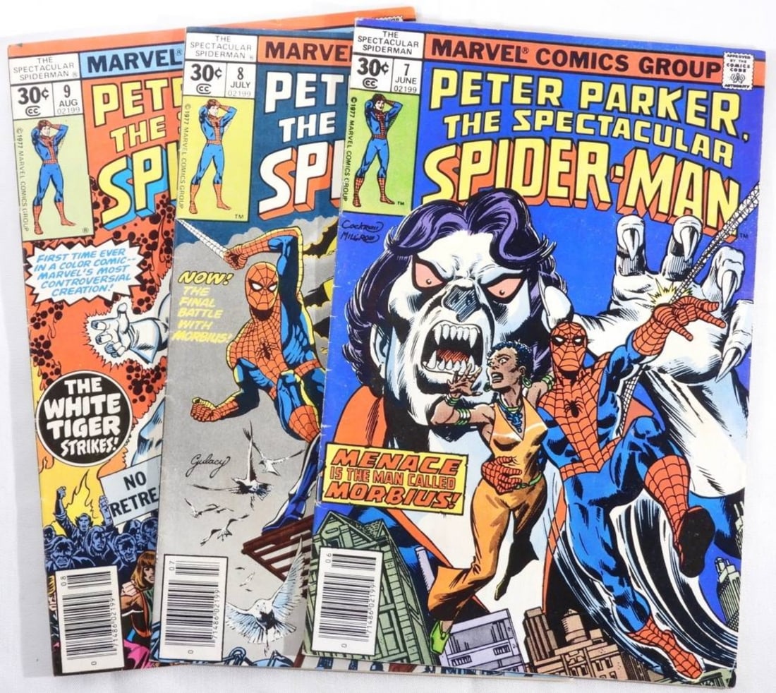 (3) Peter Parker The Spectacular Spider-Man: Numbers: 7-9