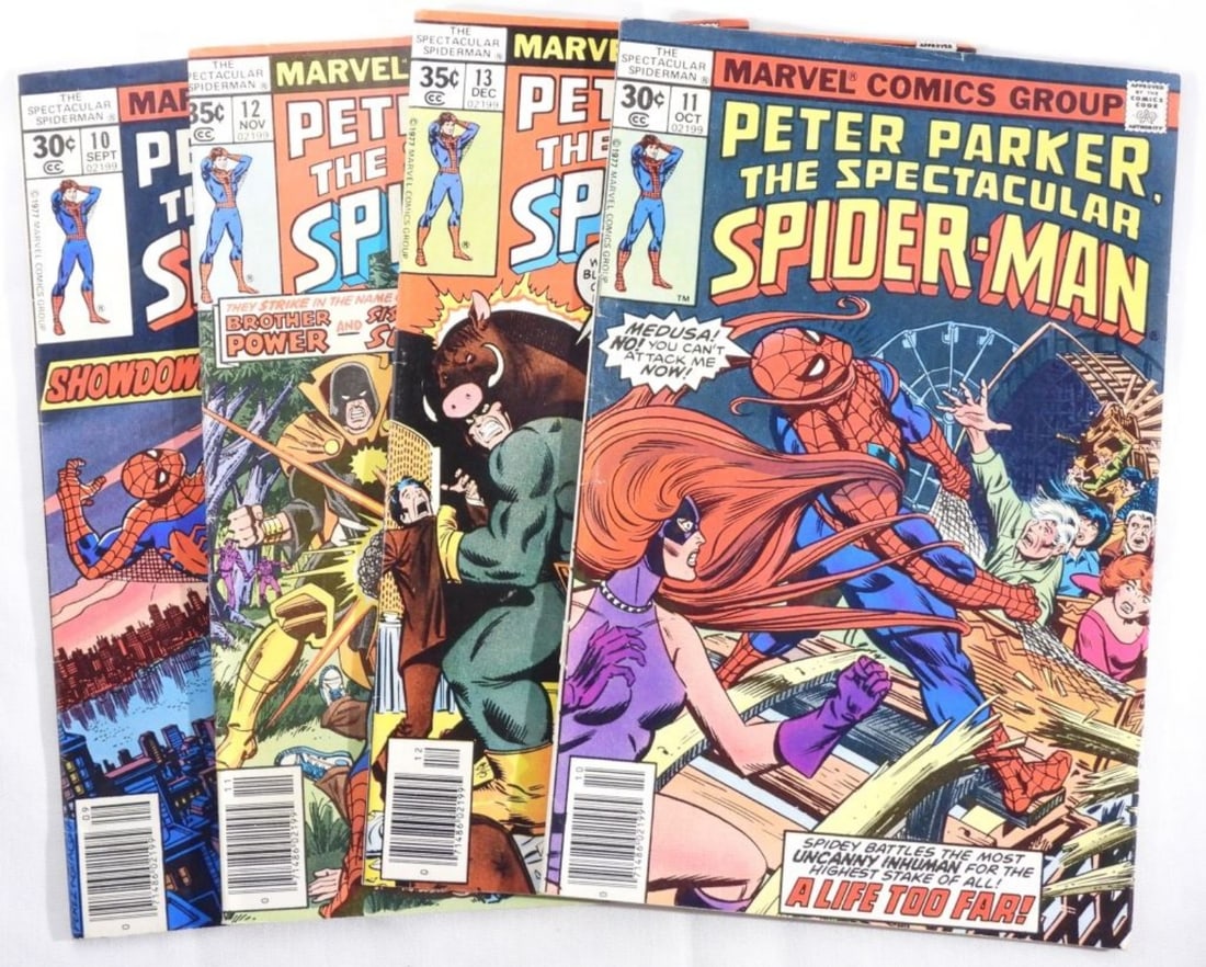 (4) Peter Parker The Spectacular Spider-Man: Numbers: 10-13
