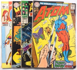 (4) Mixed Lot Of DC & Marvel Comics