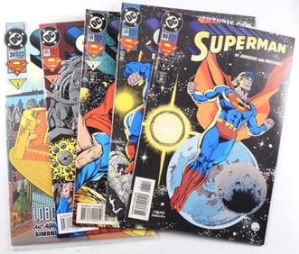 (5) Superman Comic Lot