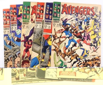 (6) The Avengers Comic Lot