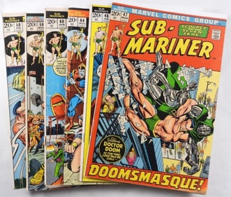 (6) Sub-Mariner Comic Lot