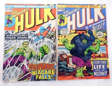 Two Marvel The Incredible Hulk #160-161