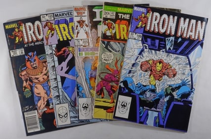 (5) Marvel Iron Man Comics