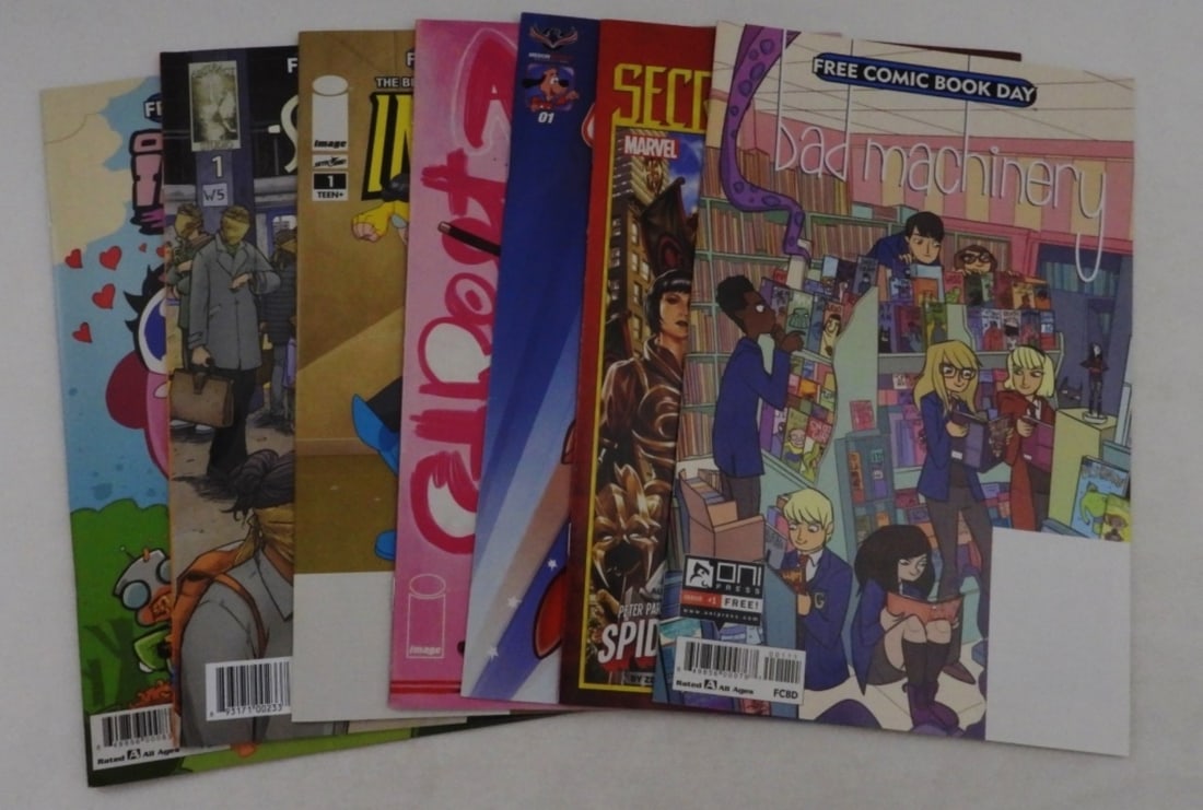 (7) Free Comic Book Day Books (1 of 2)