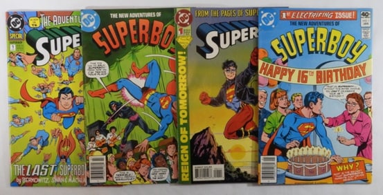 (4) DC Superboy Comics