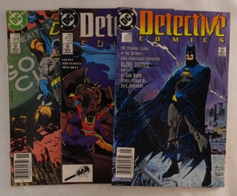 Three DC Detective Comics