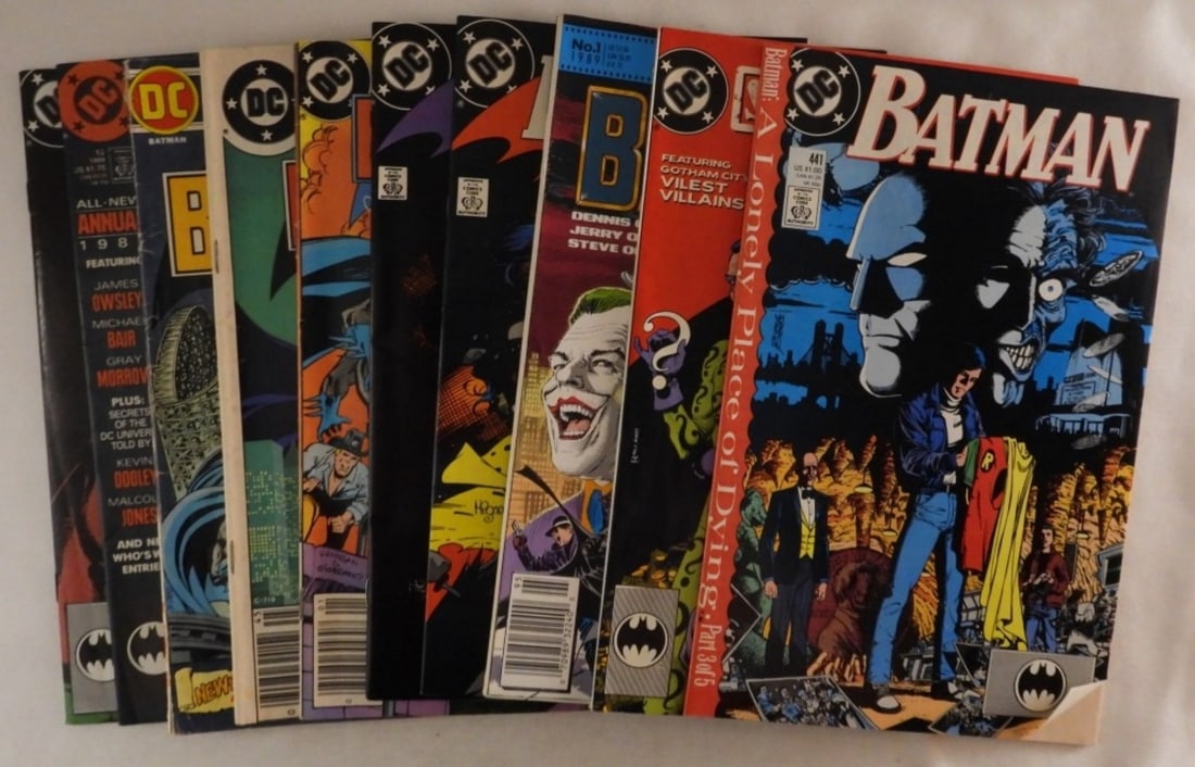 Ten Mixed Lot Of DC Batman Comics (1 of 2)