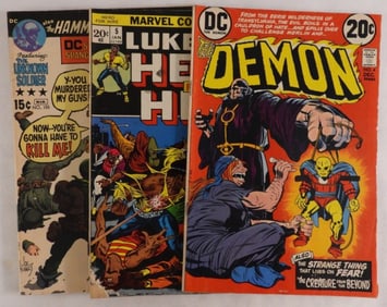 (3) Mixed Lot Of DC & Marvel