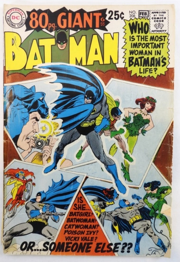 1969 DC Batman #208 80 Page Giant Issue (1 of 8)
