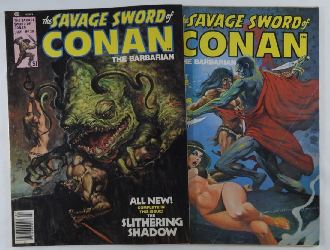 (2) The Savage Sword Of Conan: Numbers 18 and 20