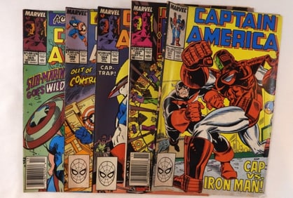 (5) Mixed Lot Of Captain America