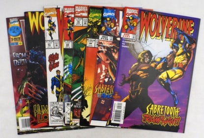 (8) Marvil Mixed Lot Of Wolverine