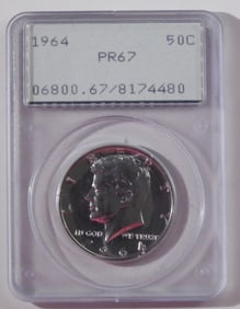 1964 Half Dollar PCGS PR67