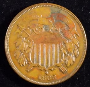 1868 2 Cent Peice