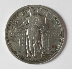 1917 T-1 Standing Liberty Quarter
