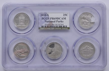 2010-S PCGS PR69DCAM 25C National Parks