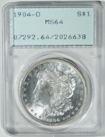 1904-O Morgan Dollar, PCGS MS-64