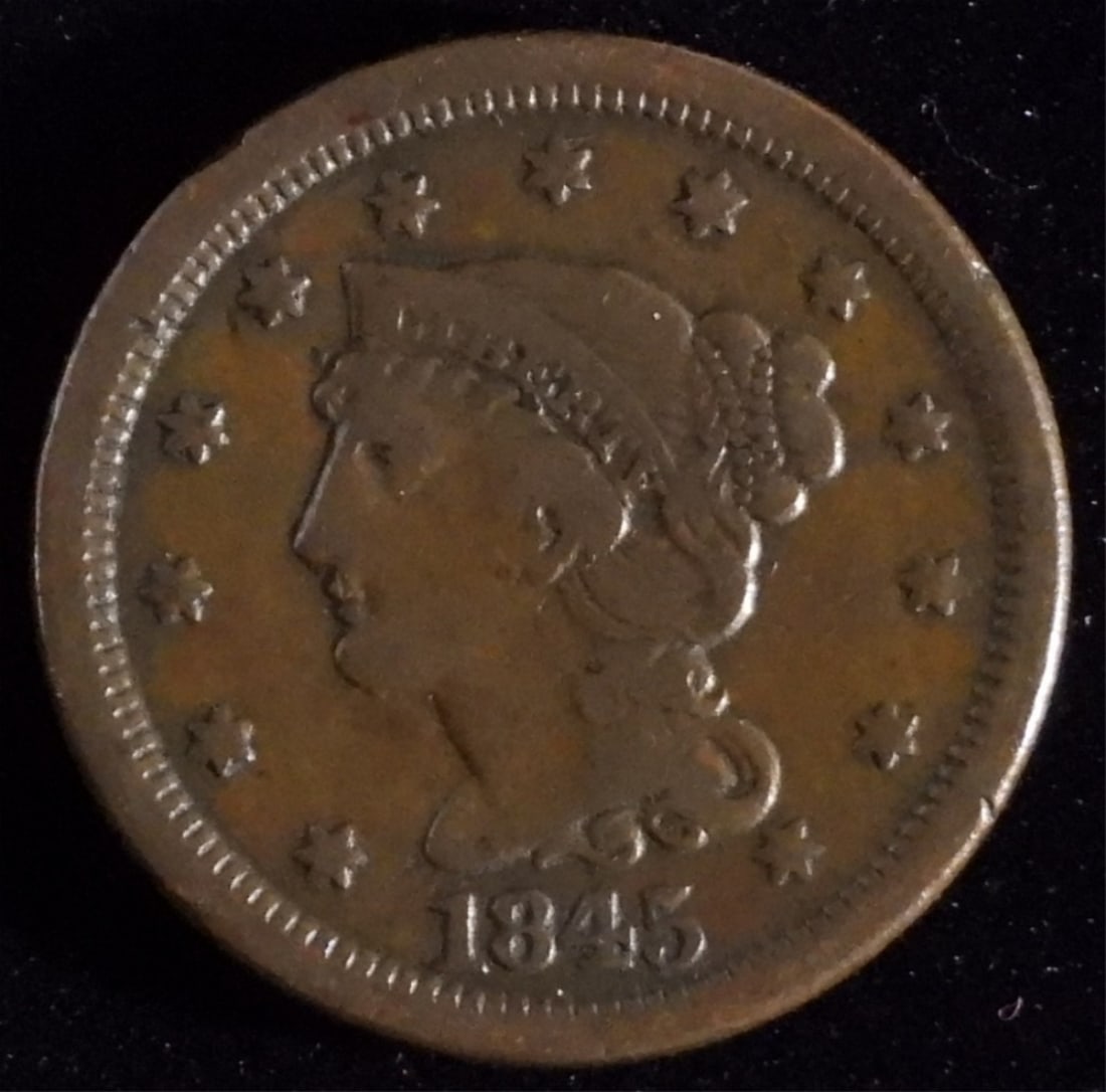1845 Large Cent (1 of 2)