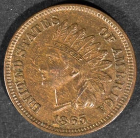 1865 Indian Head Cent - Nice!