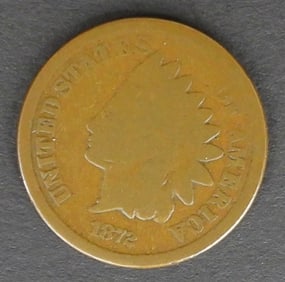 1872Indian Head, Bronze