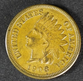 1908 Indian Head Cent